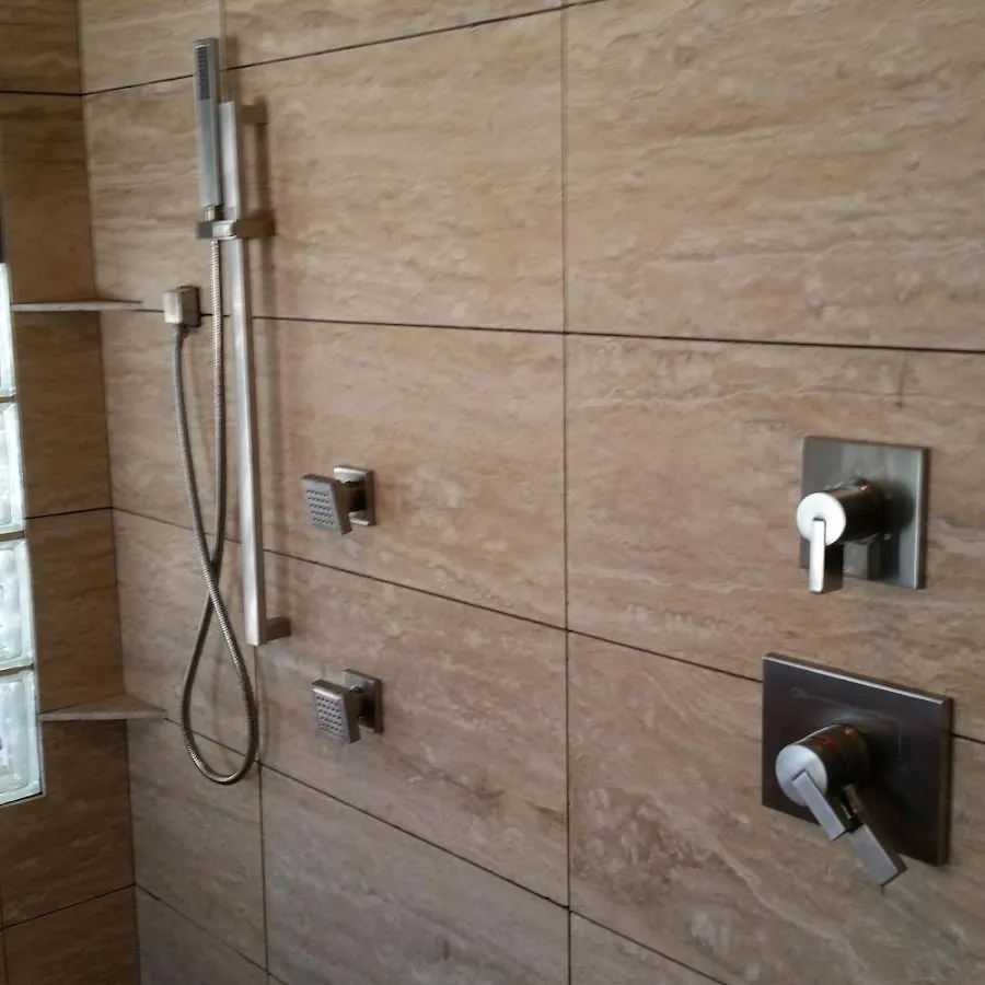 Shower fixture installation for Water Heater Replacement in Tyler